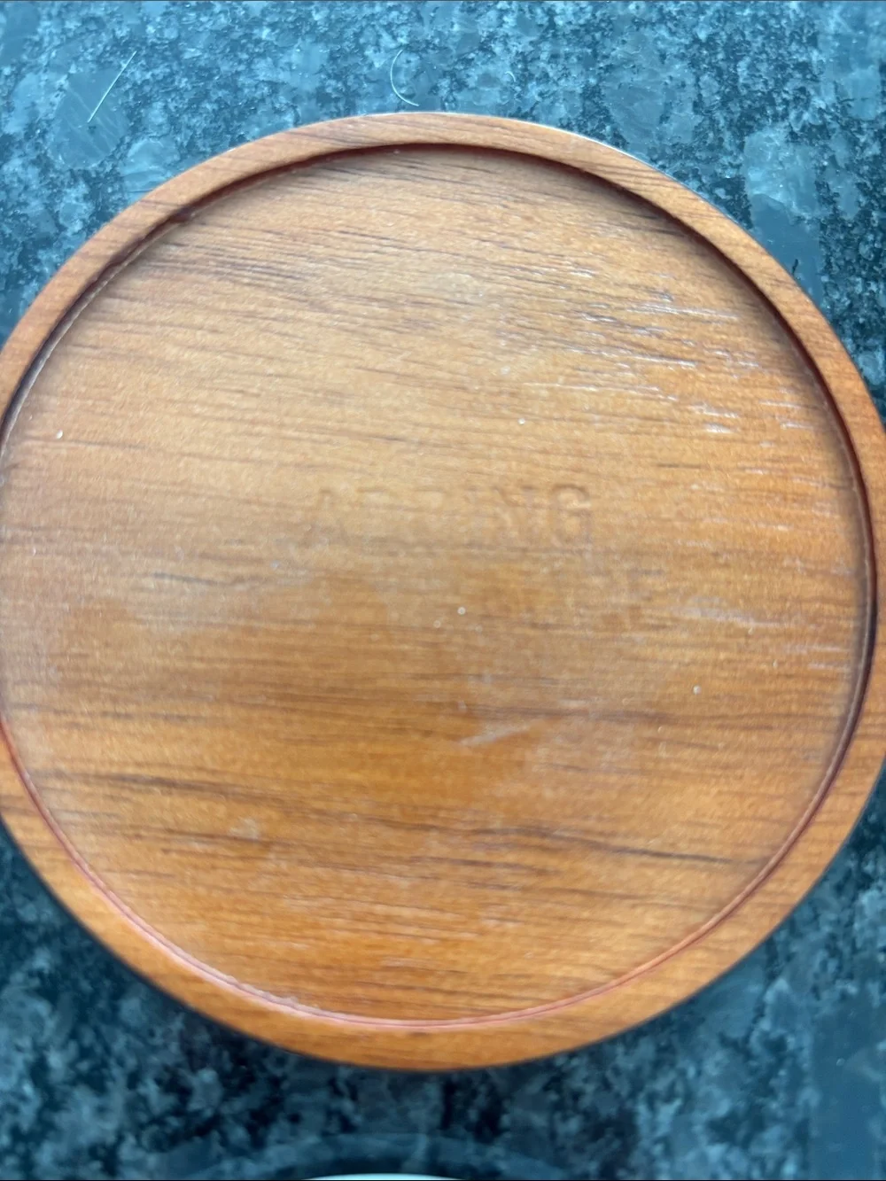 Kate spade Wooden Round Coasters Set - Brown